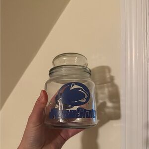 Penn State Glass Jar with Lid